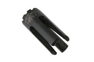 The Krebs Custom AK-47 Flash Suppressor is made out of 4140 chrome moly steel